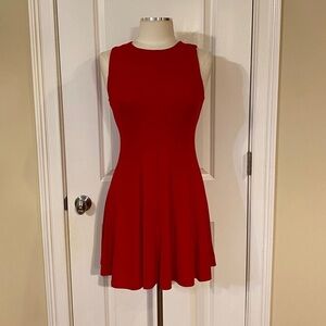 NEW Catherine Malandrino Red Sleeveless Fit & Flare Mini Dress S